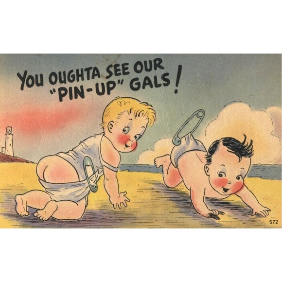 Other - VINTAGE POSTCARD BABIES/CHILDREN ON THE BEACH HUMOR PUBLISHED BY APCC